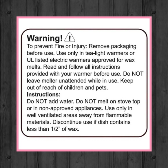 Handmade Upcycled Candle Wax Warmer Melts - Vampire Blood - Picture 7 of 7